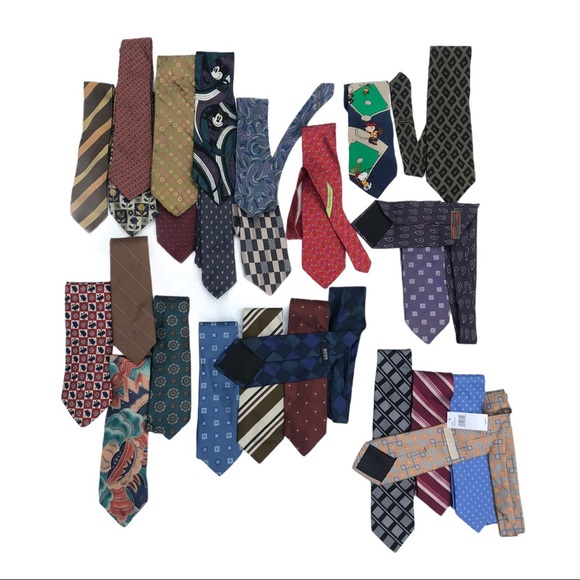 Huge Lot Men’s Luxury Neckties (Dior, Armani, ect) - Picture 1 of 7